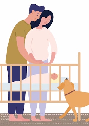 Ensuring a happy relationship between your dog and your newborn baby